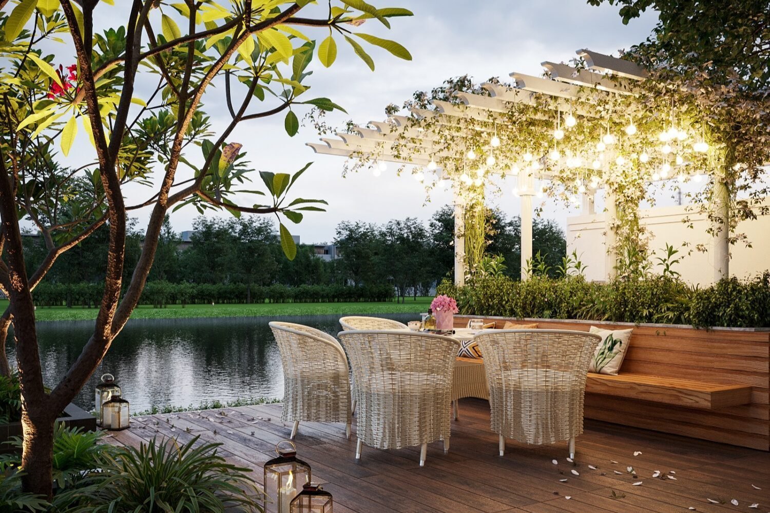 Garden terrace